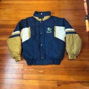 Notre Dame Vintage Phenom Starter Jacket Size M